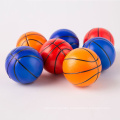 Superstarer 6.3cm PU Foam Elastic Orange Basketball Children Training Sponge Pet Toy Ball Customization